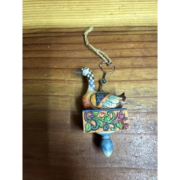 Jim Shore 12 Days Of Christmas Ornament Six Geese A Laying 4" Goose Ornament - Picture 1 of 2